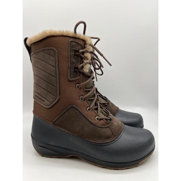 The North Face Shellista IV Mid NF0A5G2NZN3 Women's Brown Boots Size 10 - Picture 1 of 12